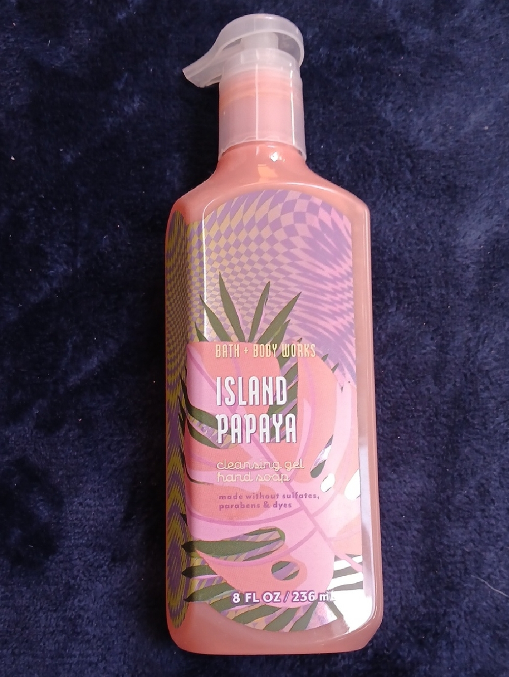 Bath & Body Works Island Papaya Cleansing Gel Hand Soap - Coral Pink